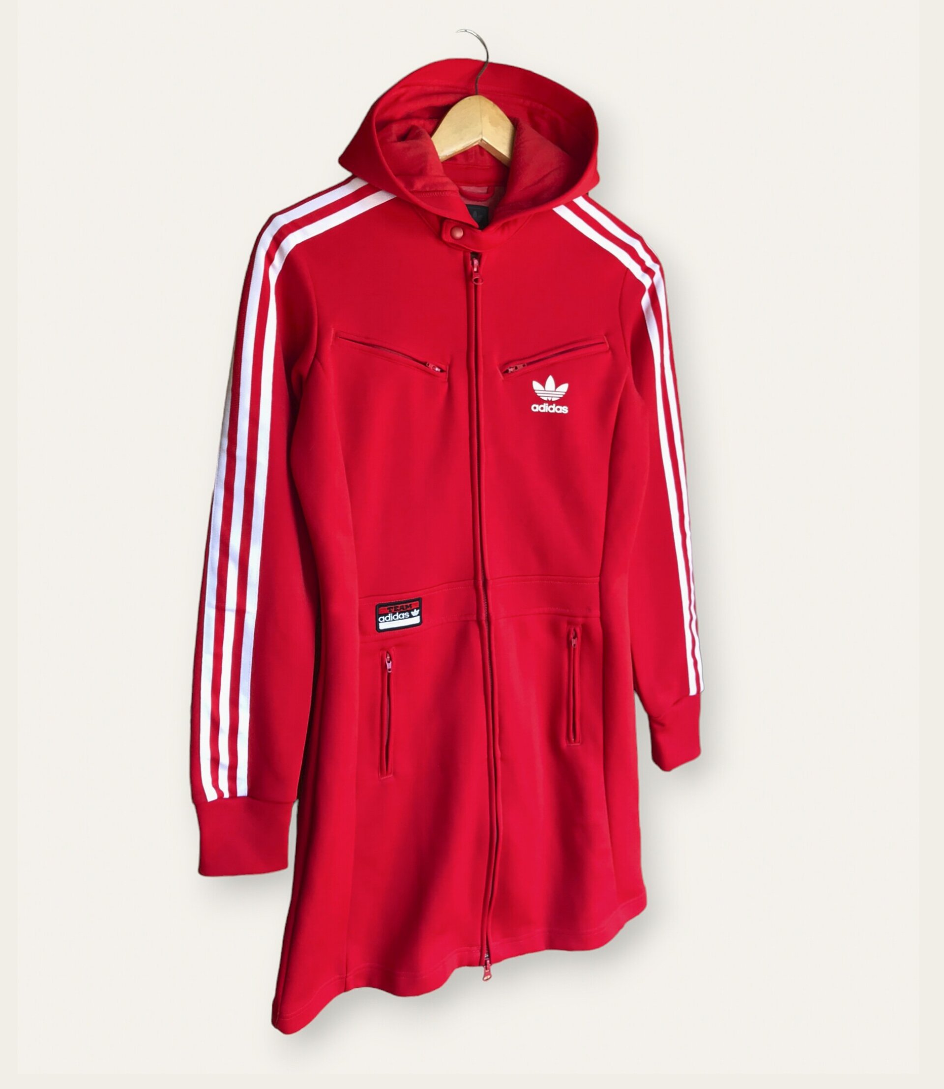 Adidas Originals Y2K Hoodie Dress - Red - 6