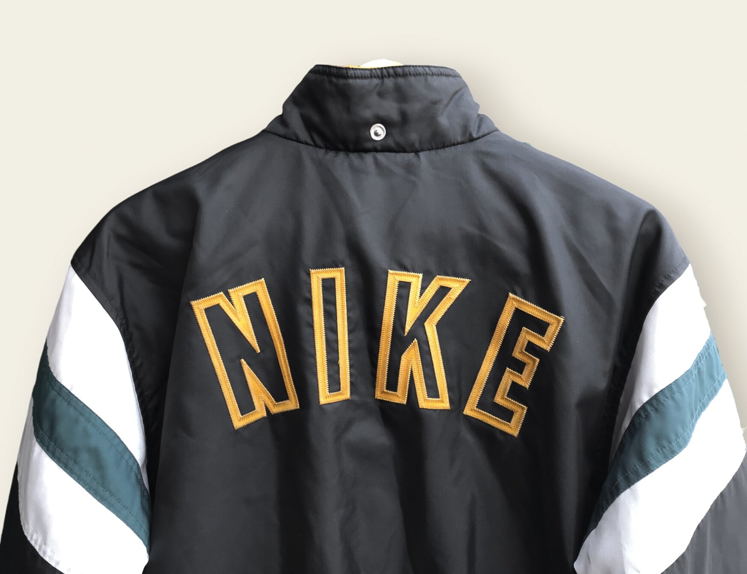 Nike Varsity Winter Jacket - Black / Yellow - 4