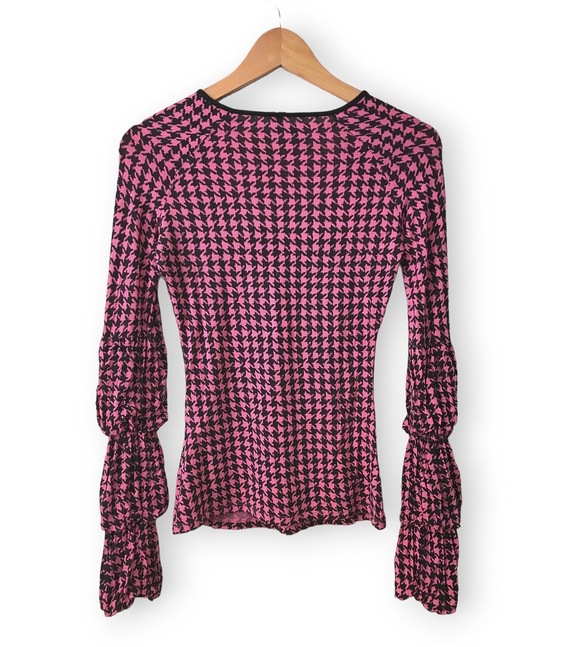 Fornarina Y2K Vintage Blouse - Pink / Black - 2