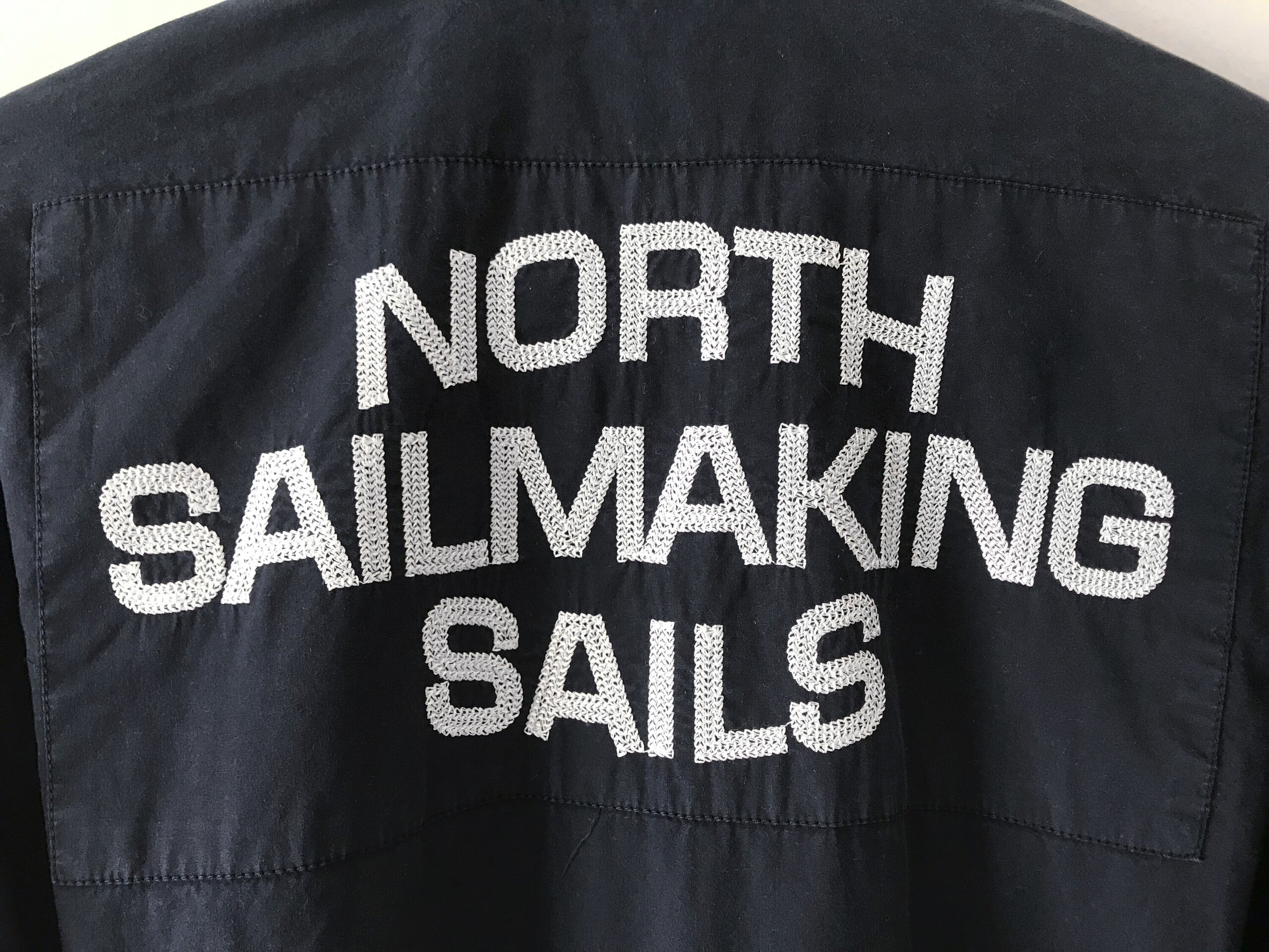 North Sails Long Sleeve Embroidery Shirt - Navy Blue / White - 6