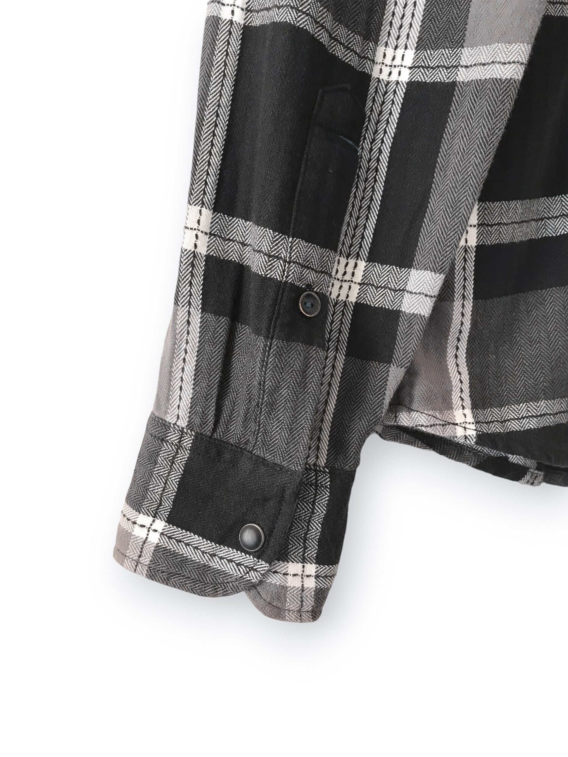 Lee Vintage Checks Print Shirt - Black / Grey / White - 6