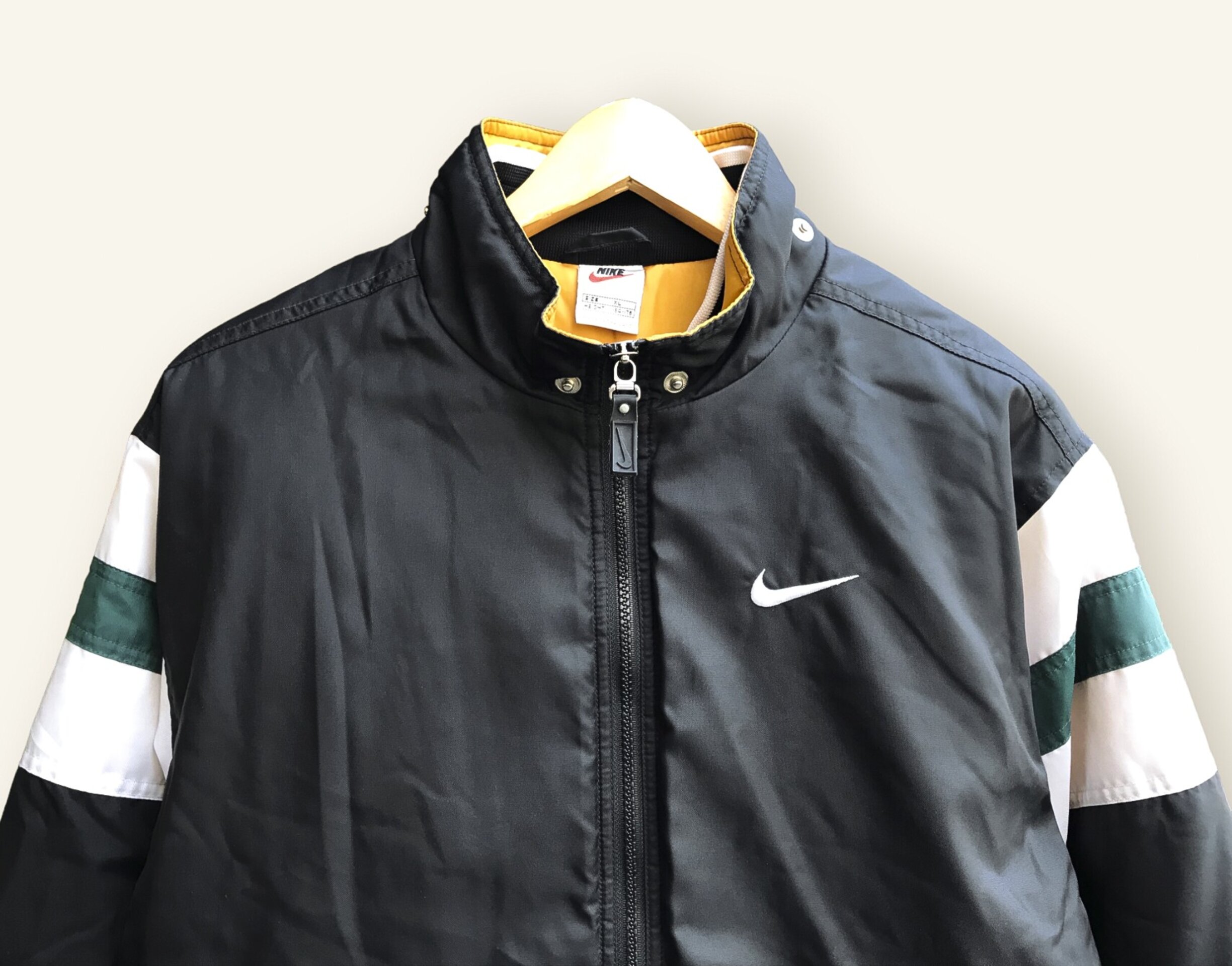 Nike Varsity Winter Jacket - Black / Yellow - 3