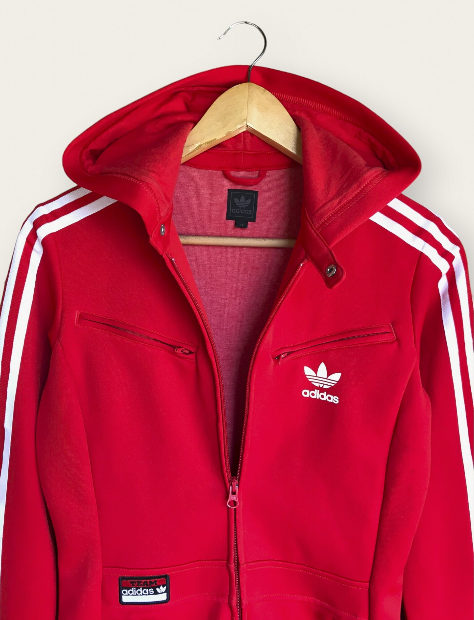 Adidas Originals Y2K Hoodie Dress - Red - 4