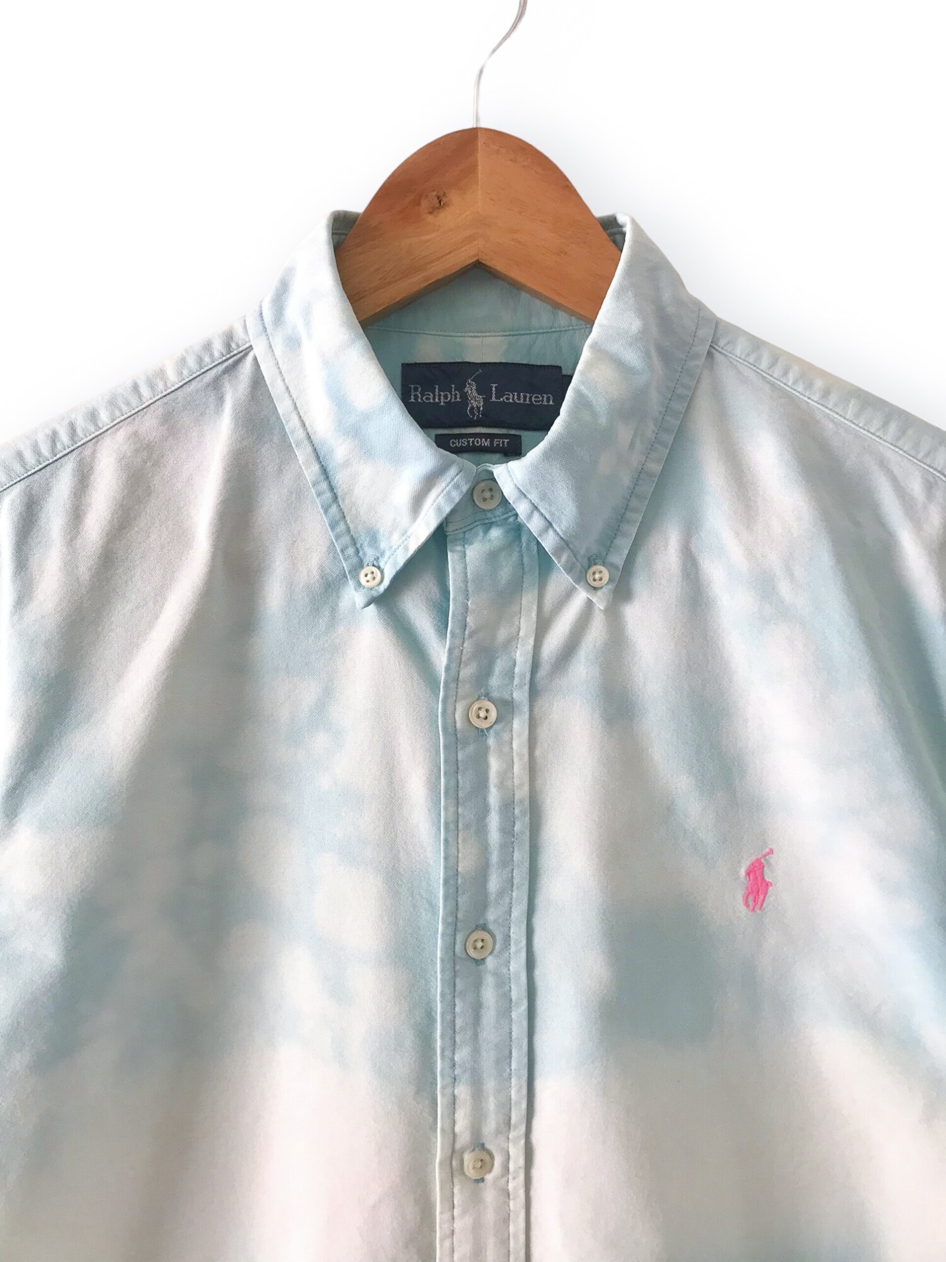 Ralph Lauren Short Sleeve Shirt - Customized Cloudy Print - 4