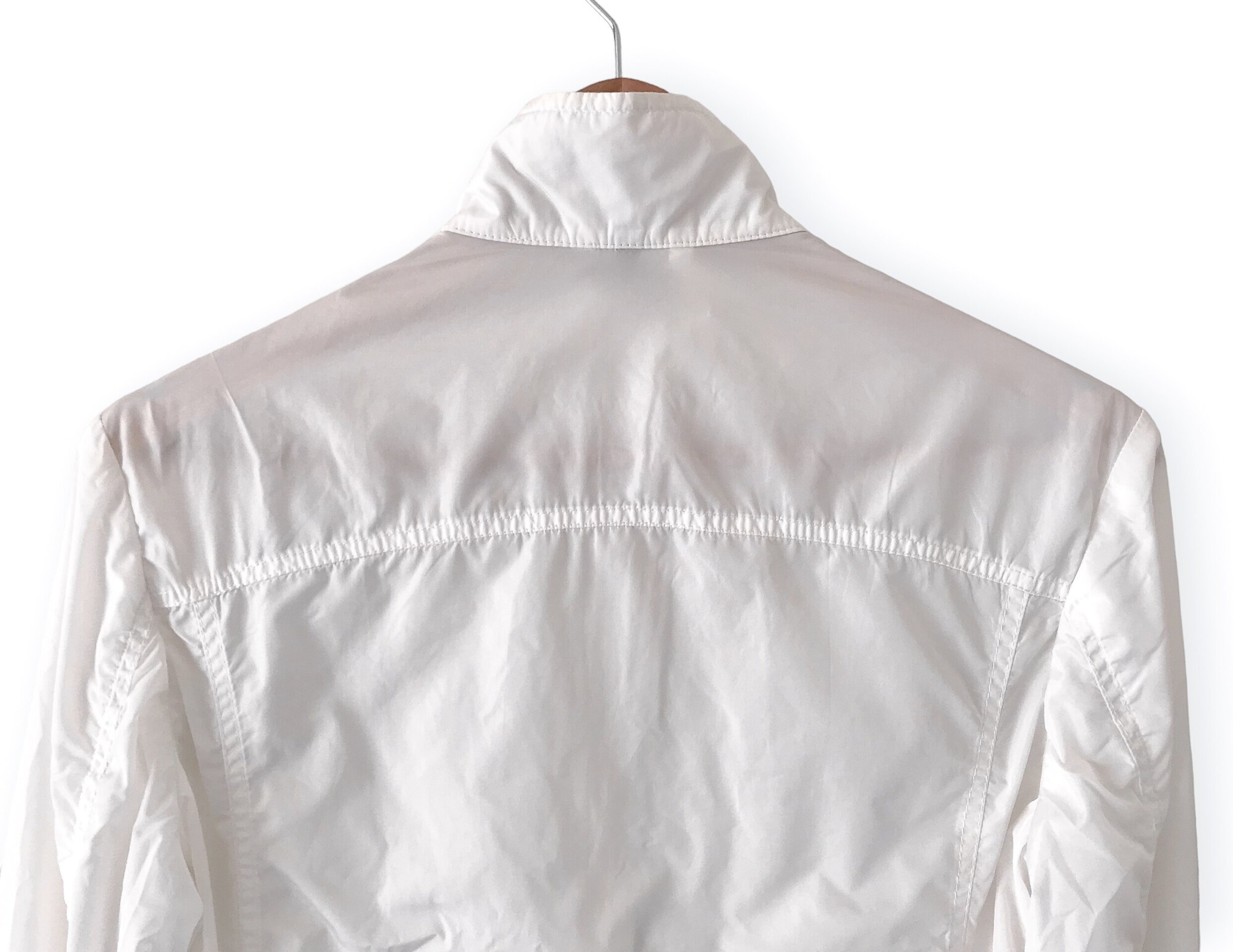 Fay Vintage Windbreaker Jacket - White - Made in Italy - 5