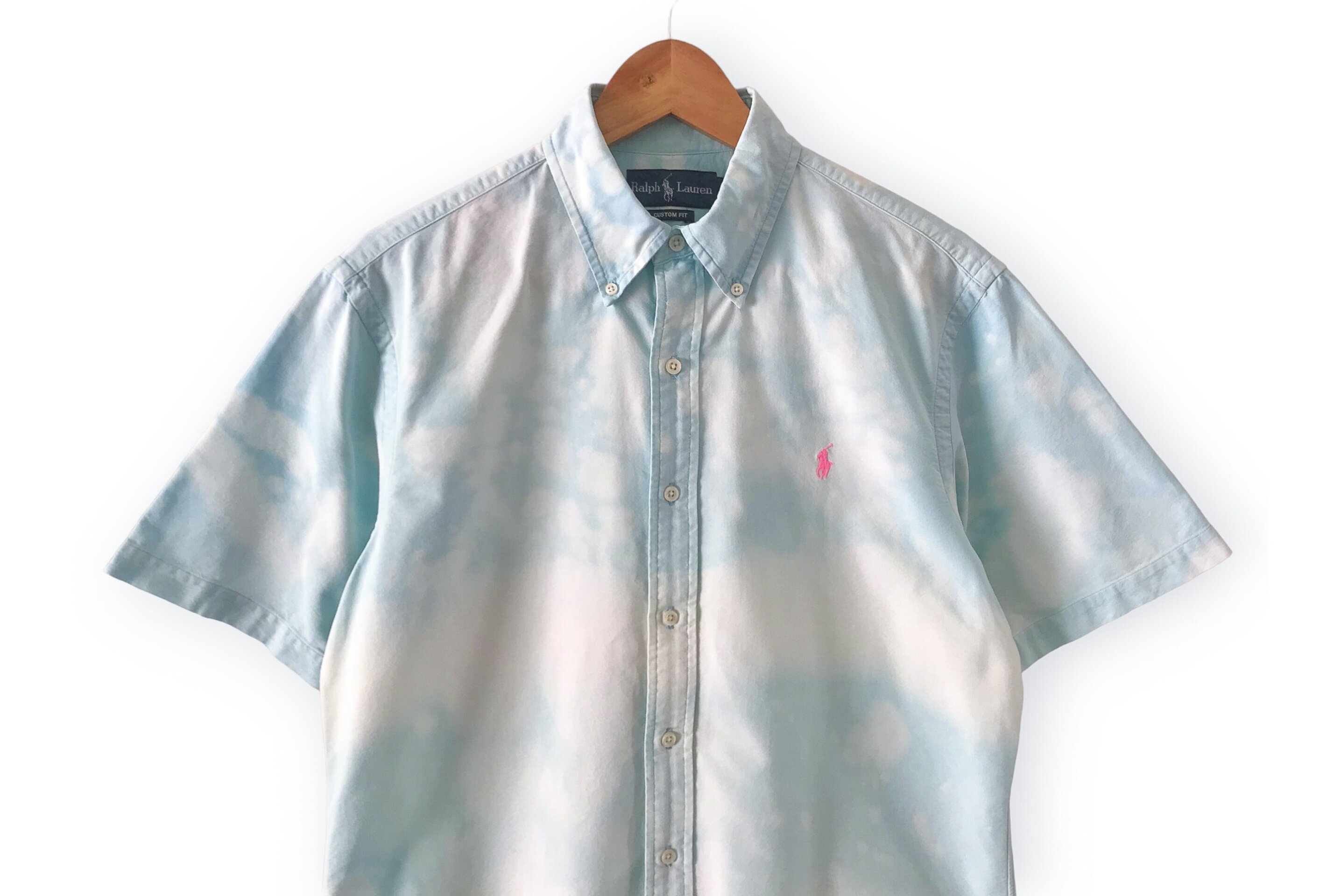 Ralph Lauren Short Sleeve Shirt - Customized Cloudy Print - 3